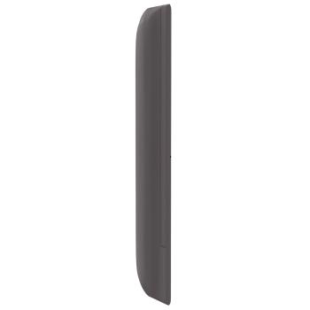 Kopfteil Ohr Grau 80 x 16 x 4 cm PVC