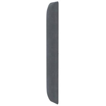 Kopfteil Ohr Grau 80 x 16 x 4 cm Samt