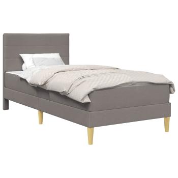 Bettrahmen 90 x 200 cm Taupe