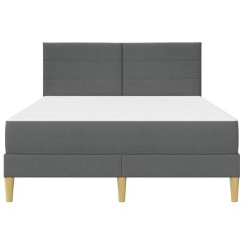 Bettrahmen Dunkelgrau 120 x 200 cm Polyester