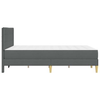 Bettrahmen Dunkelgrau 120 x 200 cm Polyester