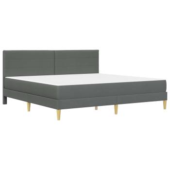Bettrahmen Dunkelgrau 180 x 200 cm Polyester