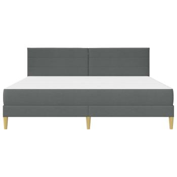 Bettrahmen Dunkelgrau 180 x 200 cm Polyester