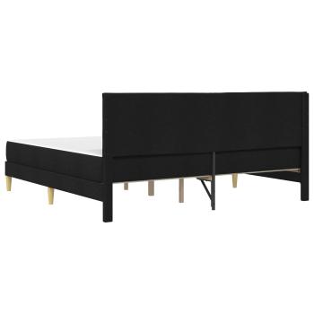 Bettrahmen Schwarz 180 x 200 cm Polyester