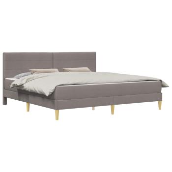 Bettrahmen 200 x 200 cm Taupe