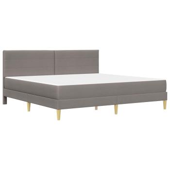 Bettrahmen 200 x 200 cm Taupe