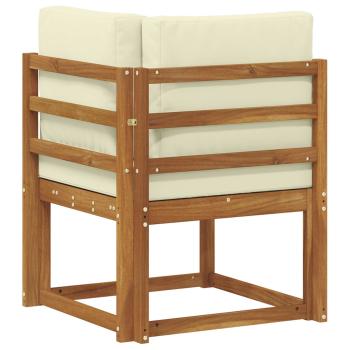 Outdoor Ecksofa Massivholz Akazie
