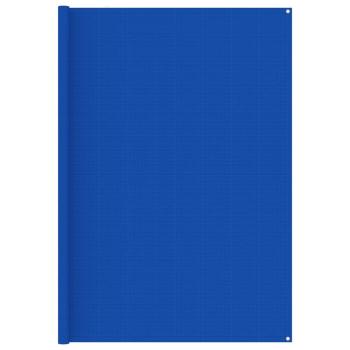 Zeltteppich 250x250 cm Blau HDPE