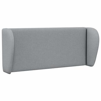 Kopfteil Ohr Hellgrau 40 x 23 x 6 cm Stoff