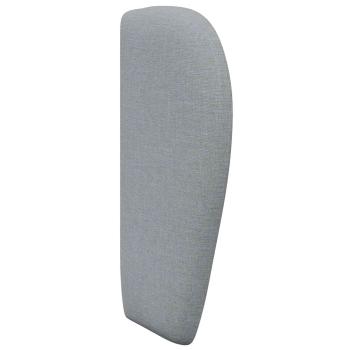 Kopfteil Ohr Hellgrau 40 x 23 x 6 cm Stoff