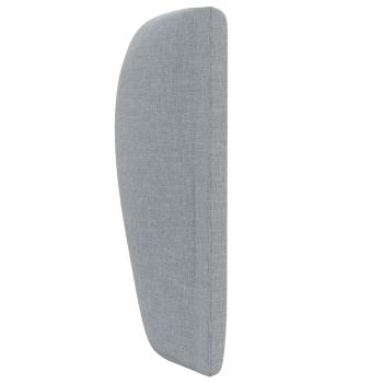 Kopfteil Ohr Hellgrau 40 x 23 x 6 cm Stoff