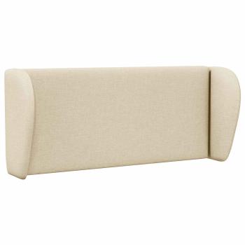 Kopfteil Ohr Creme 40 x 23 x 6 cm Stoff
