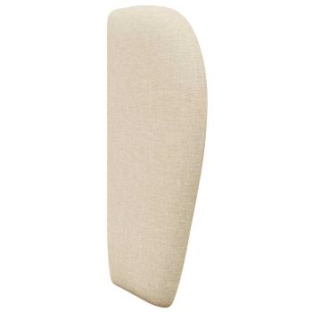 Kopfteil Ohr Creme 40 x 23 x 6 cm Stoff