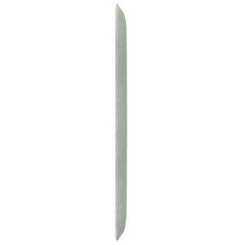 Kopfteil Ohr Hellgrau 80 x 16 x 4 cm Samt