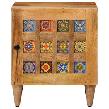 Nachttisch 2 stk. Natur 40 x 33 x 46 cm Massivholz Mango
