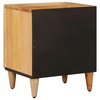 Nachttisch 2 stk. Natur 40 x 33 x 46 cm Massivholz Mango