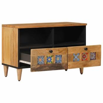 TV-Schränk Natur 70 x 33 x 46 cm Massivholz Mango