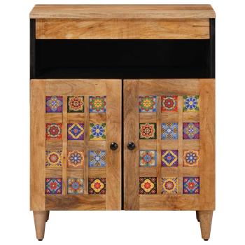 Sideboard Natur 60 x 33 x 75 cm Massivholz Mango