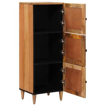 Highboard Natur 40 x 33 x 110 cm Massivholz Mango