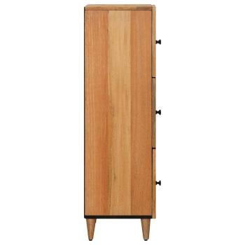 Highboard Natur 40 x 33 x 110 cm Massivholz Mango