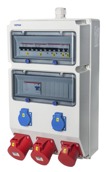 ARDEBO.de - Wandverteiler Wuppertal Eingang M 32 oben, FI