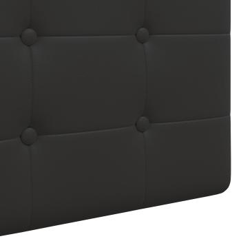Hängendes Kopfteil Schwarz Kunstleder
