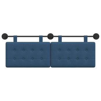 Hängendes Kopfteil Blau Stoff