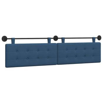 Hängendes Kopfteil Blau Stoff