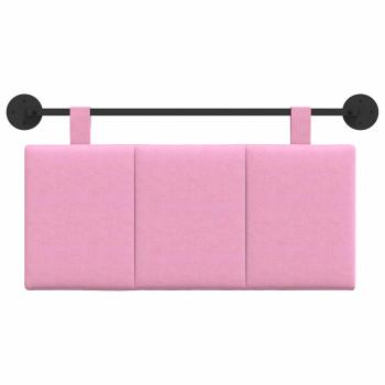 Hängendes Kopfteil Rosa Stoff