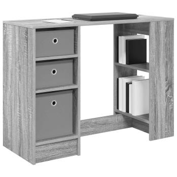 Schreibtisch Sonoma-Grau 100 x 40 x 75 cm Holzwerkstoff