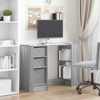 Schreibtisch Sonoma-Grau 100 x 40 x 75 cm Holzwerkstoff