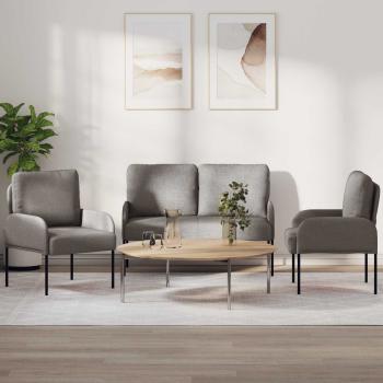 ARDEBO.de - Sofagarnituren 3 Stk. Taupe Sperrholz