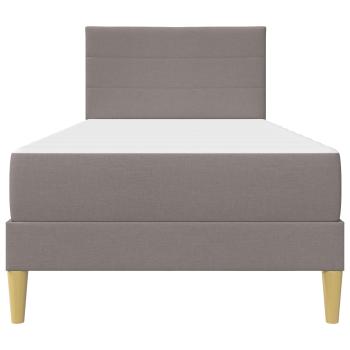 Bettrahmen Taupe 90 x 190 cm Polyester