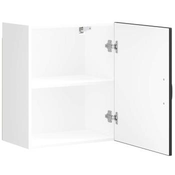Küchen-Hängeschrank Kalmar Schwarz Holzwerkstoff