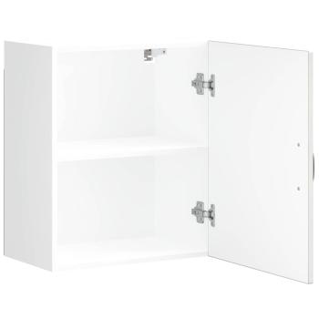 Küchen-Hängeschrank Kalmar Hochglanz-Weiß Holzwerkstoff