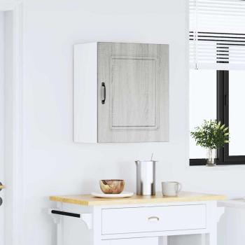 ARDEBO.de - K?chen-H?ngeschrank Kalmar Grau Sonoma Holzwerkstoff