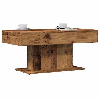 ARDEBO.de - Couchtisch Altholz-Optik 96 x 50 x 45 cm Holzwerkstoff