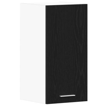 Hängeschrank Schwarz Eichen-Optik 30x31x60 cm Holzwerkstoff
