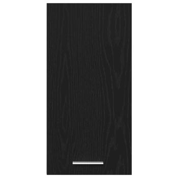 Hängeschrank Schwarz Eichen-Optik 30x31x60 cm Holzwerkstoff