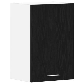 Hängeschrank Schwarz Eichen-Optik 40x31x60 cm Holzwerkstoff