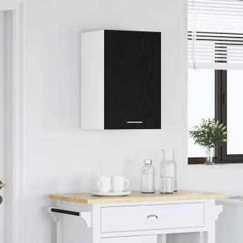 Hängeschrank Schwarz Eichen-Optik 40x31x60 cm Holzwerkstoff