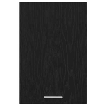 Hängeschrank Schwarz Eichen-Optik 40x31x60 cm Holzwerkstoff
