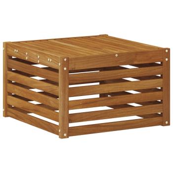 Outdoor-Sofagarnitur mit Kissen Natur und Creme 59 x 59 x 37 cm