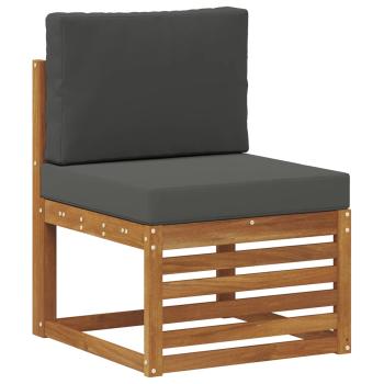 5 stk. Outdoor-Sofagarnitur Massives Akazienholz und Polyester