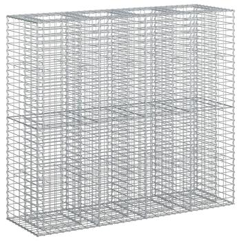 Gabionen-Hochbeet 2 stk. 170 x 50 x 150 cm Verzinkter Stahl