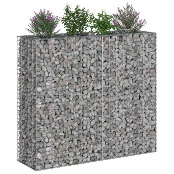 Gabionen-Hochbeet 2 stk. 170 x 50 x 150 cm Verzinkter Stahl
