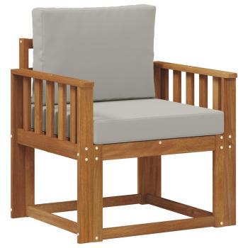 Outdoor-Sofa Massives Akazienholz und Polyester
