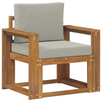 Outdoor-Sofa Massives Akazienholz und Polyester