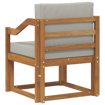Outdoor-Sofa Massives Akazienholz und Polyester