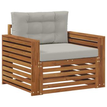 Outdoor-Sofa Massives Akazienholz und Polyester